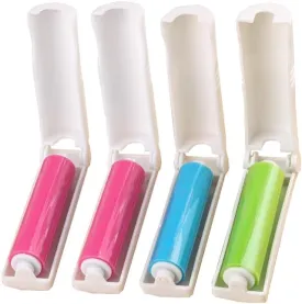 4PCS Lint Rollers for Pet Hair Extra Sticky, Pet Hair Remover, Lint Remover, Lint Roller Foldable for Dog & Cat Hair Removal, Clothes,Pet Hair Remover Brush(Random Color)