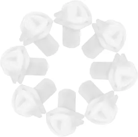 Artibetter 8pcs Cabinet Door Fence Buckle Modular Closet Connectors Shelving Rack Wire Storage Cubes Electric Wire Connector Modular Unit Connectors Accessories White Plastic Wardrobe