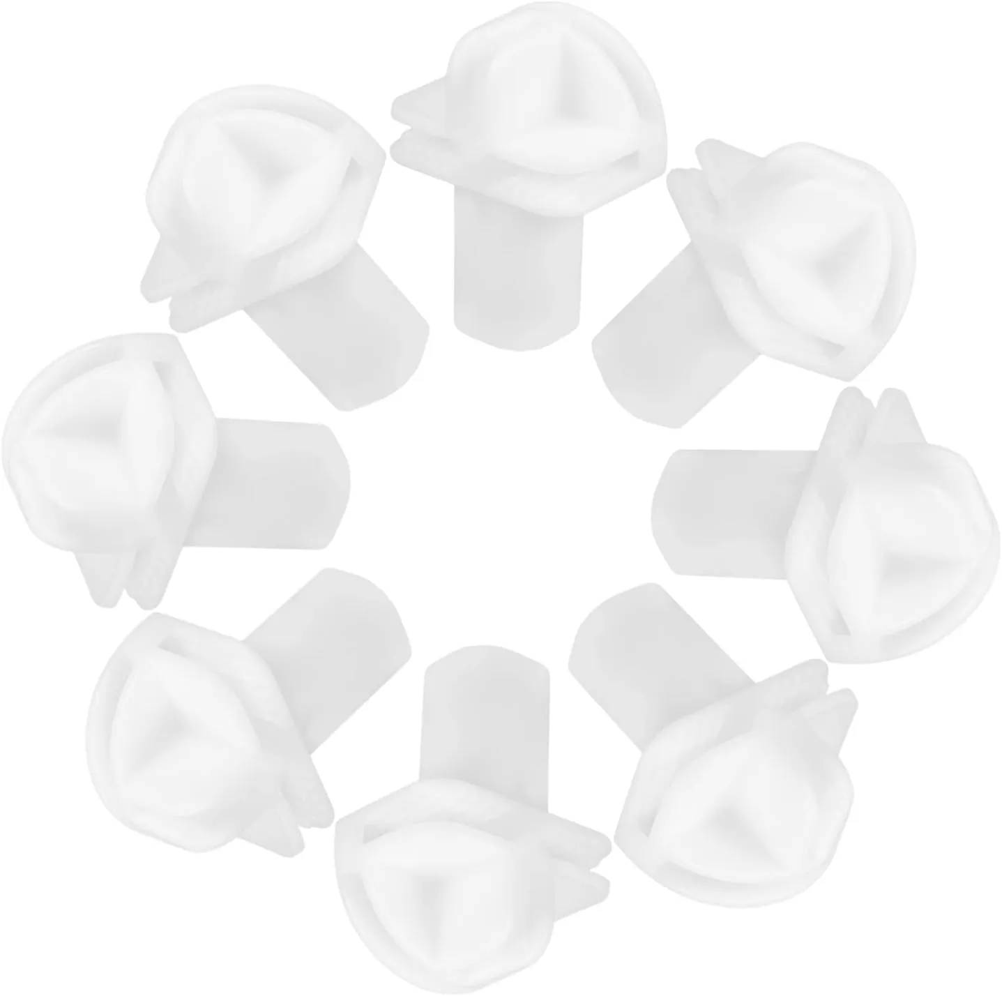 Artibetter 8pcs Cabinet Door Fence Buckle Modular Closet Connectors Shelving Rack Wire Storage Cubes Electric Wire Connector Modular Unit Connectors Accessories White Plastic Wardrobe