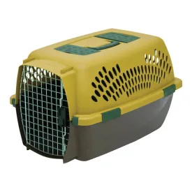 Aspenpet Pet Porter 21089 Fashion Pet Carrier, 24.1 in W, 16.7 in D, 14-1/2 in H, Plastic, Black/Falcon