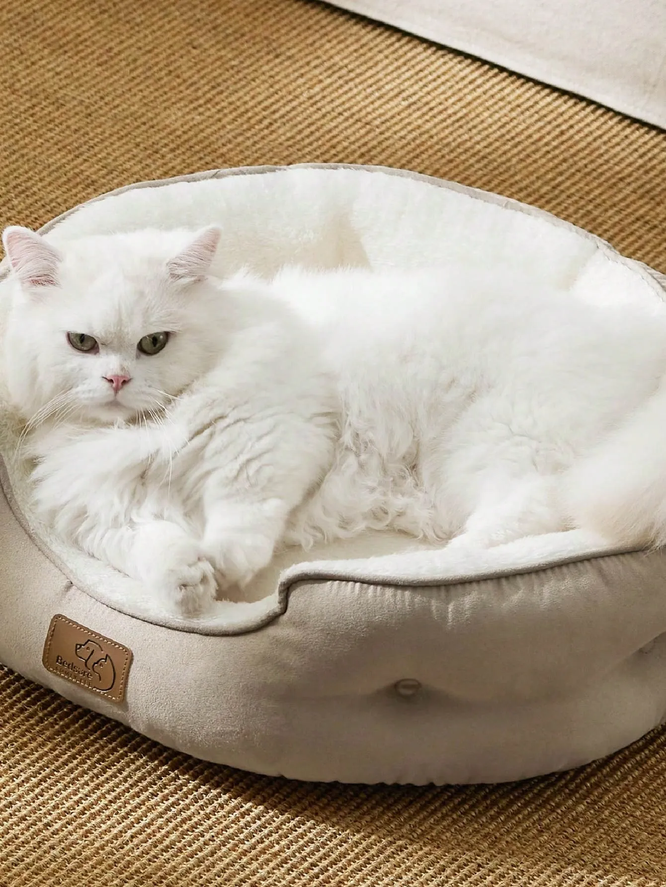 Bedsure Round Cat Beds For Indoor Cats, Dog Beds For Small Dogs