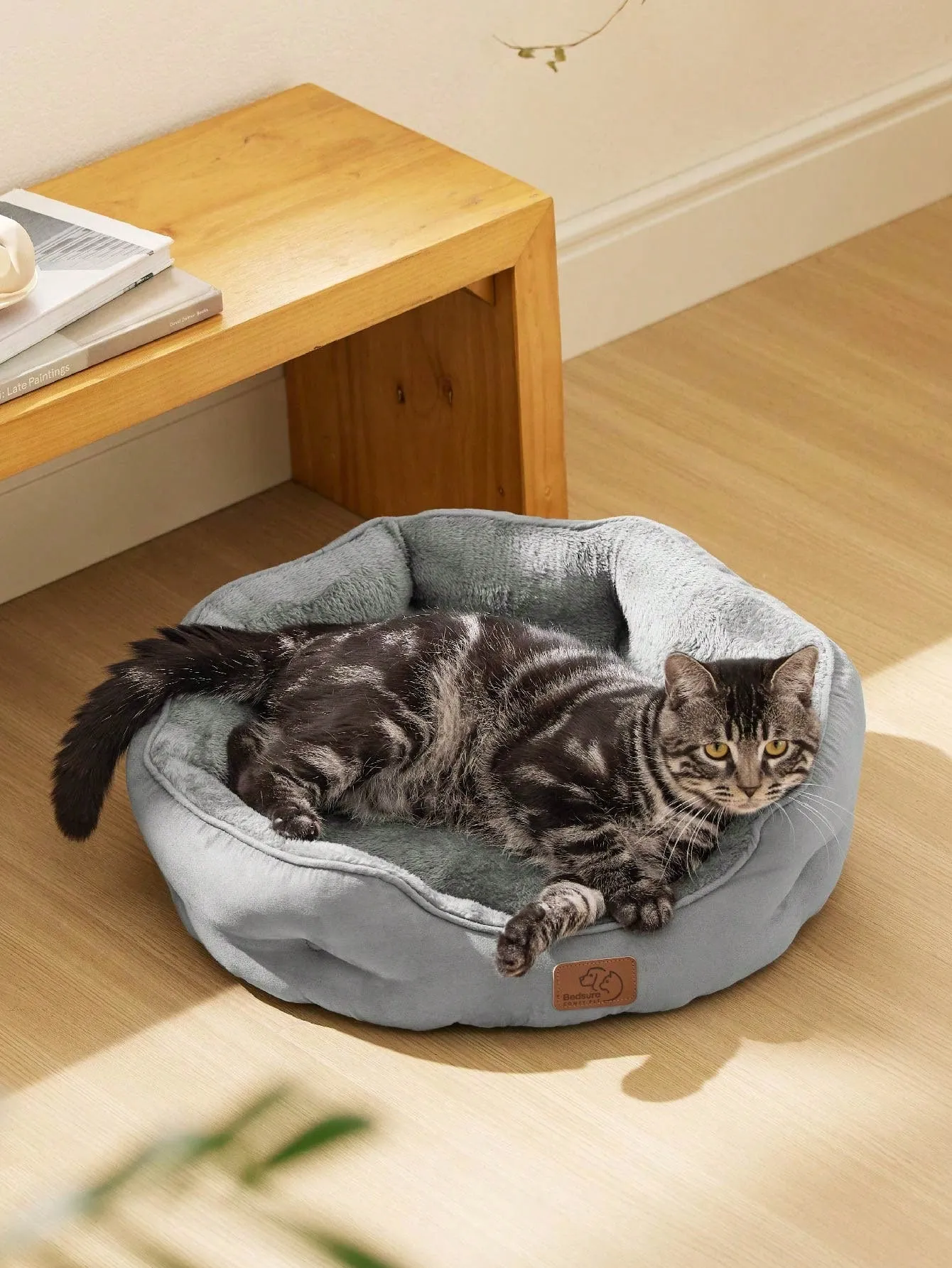 Bedsure Round Cat Beds For Indoor Cats, Dog Beds For Small Dogs