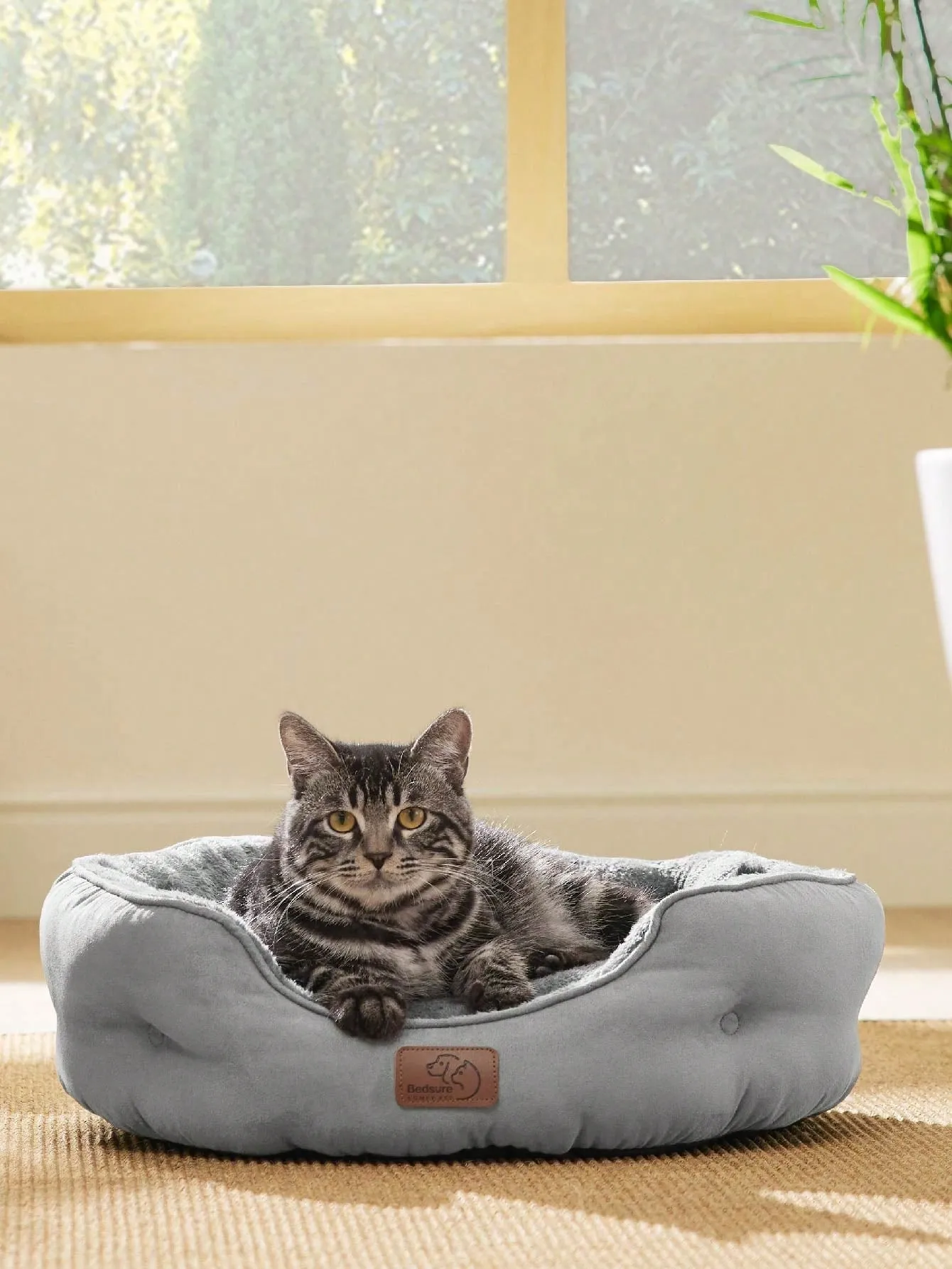 Bedsure Round Cat Beds For Indoor Cats, Dog Beds For Small Dogs