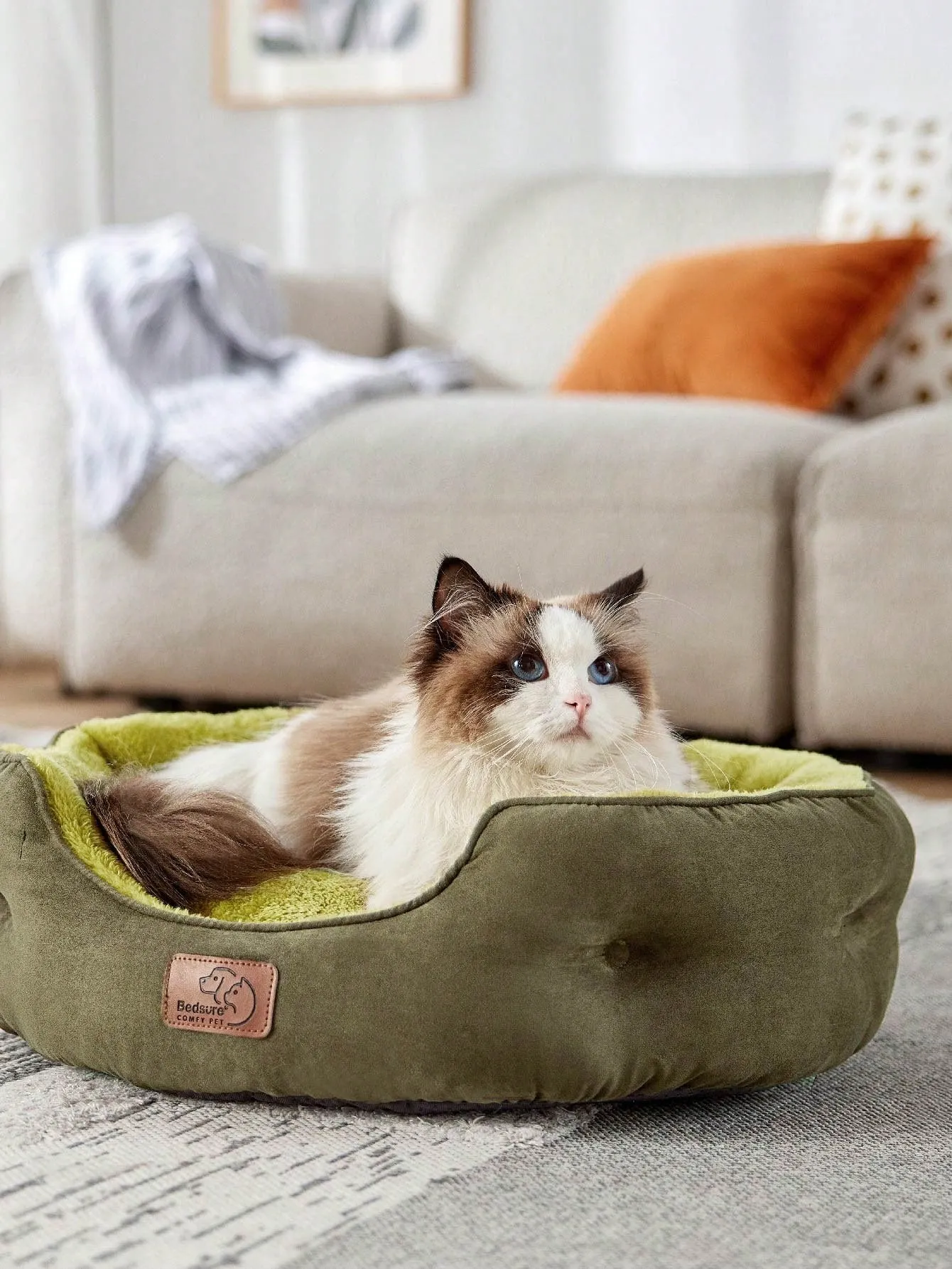 Bedsure Round Cat Beds For Indoor Cats, Dog Beds For Small Dogs