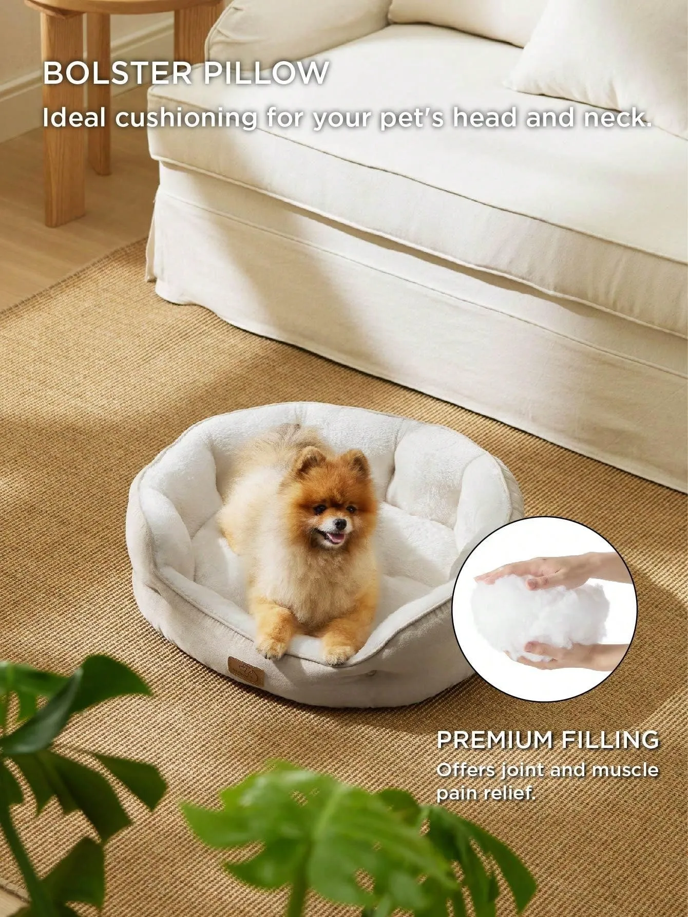 Bedsure Round Cat Beds For Indoor Cats, Dog Beds For Small Dogs