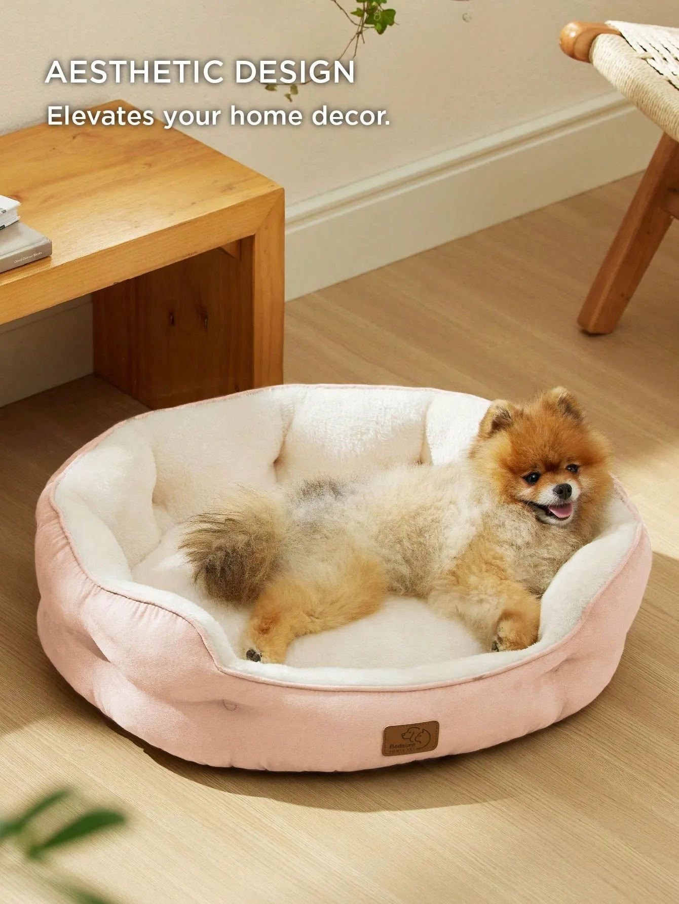 Bedsure Round Cat Beds For Indoor Cats, Dog Beds For Small Dogs