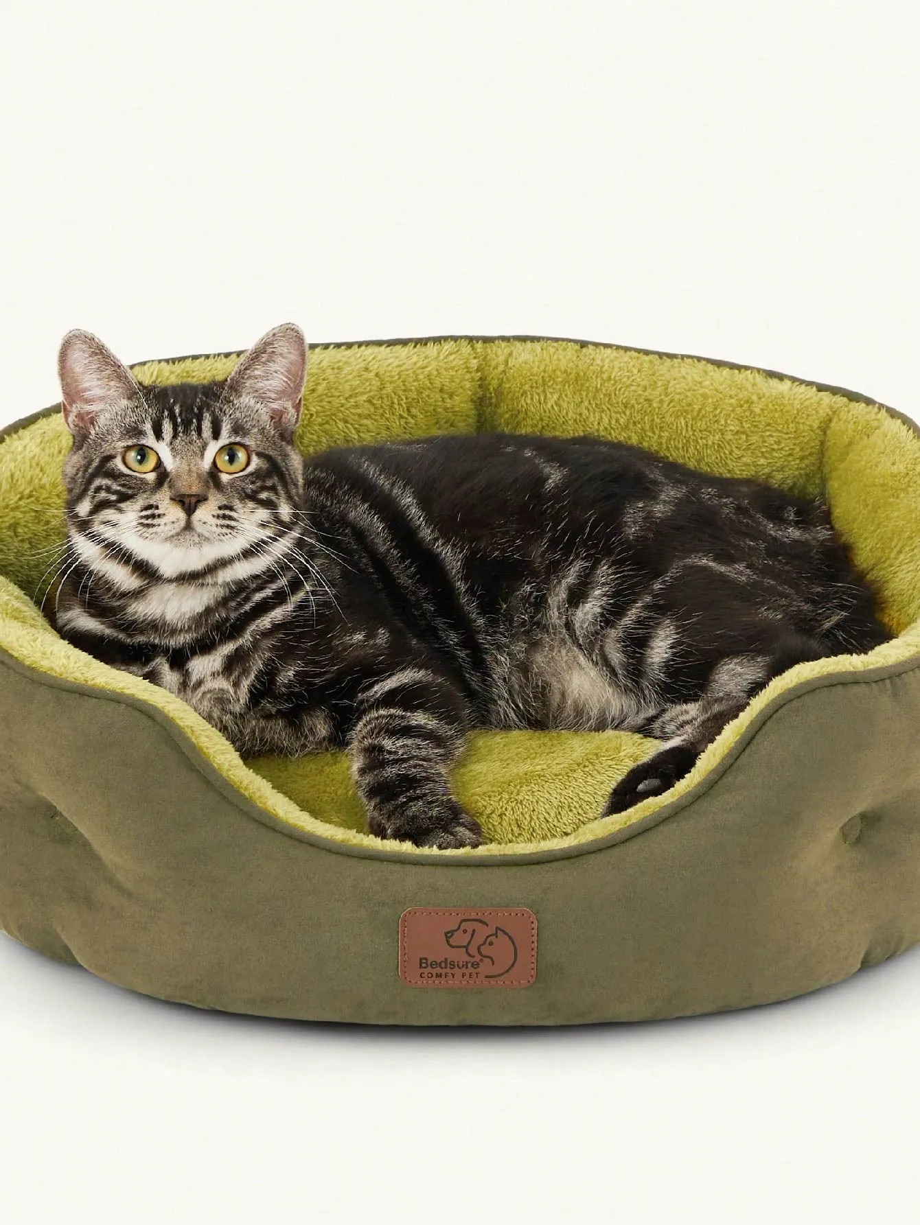 Bedsure Round Cat Beds For Indoor Cats, Dog Beds For Small Dogs
