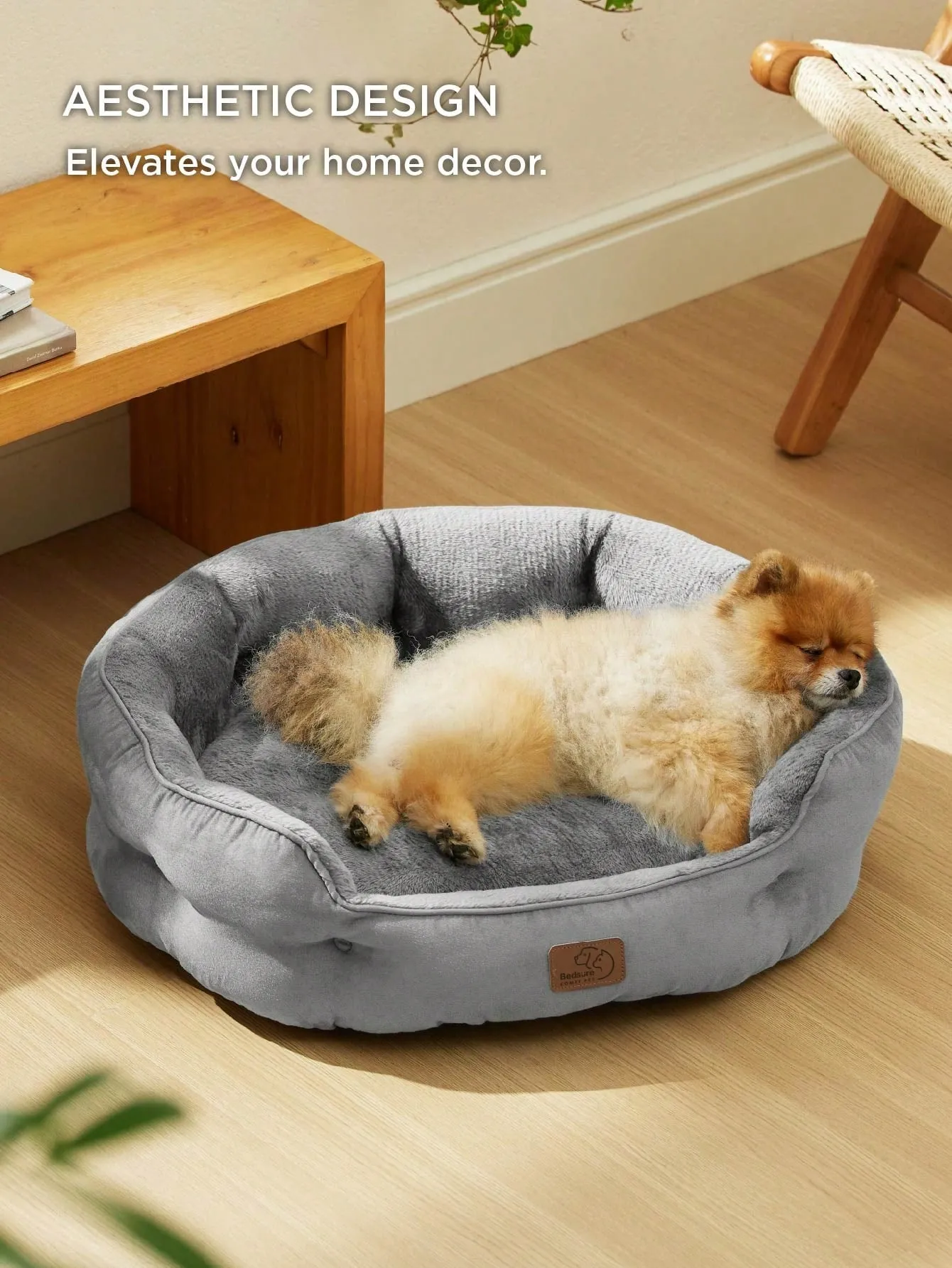 Bedsure Round Cat Beds For Indoor Cats, Dog Beds For Small Dogs