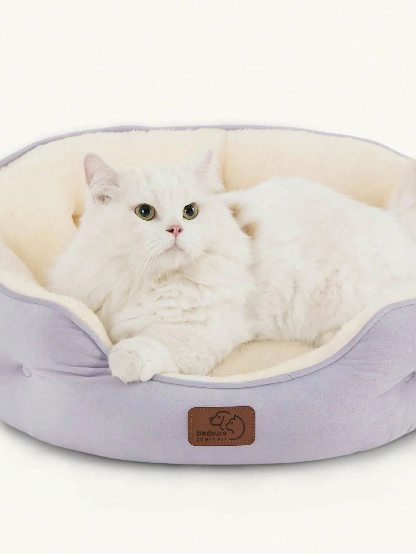 Bedsure Round Cat Beds For Indoor Cats, Dog Beds For Small Dogs