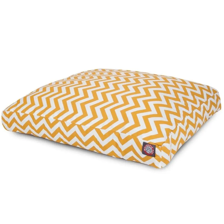 Chevron Memory Foam Dog Bed