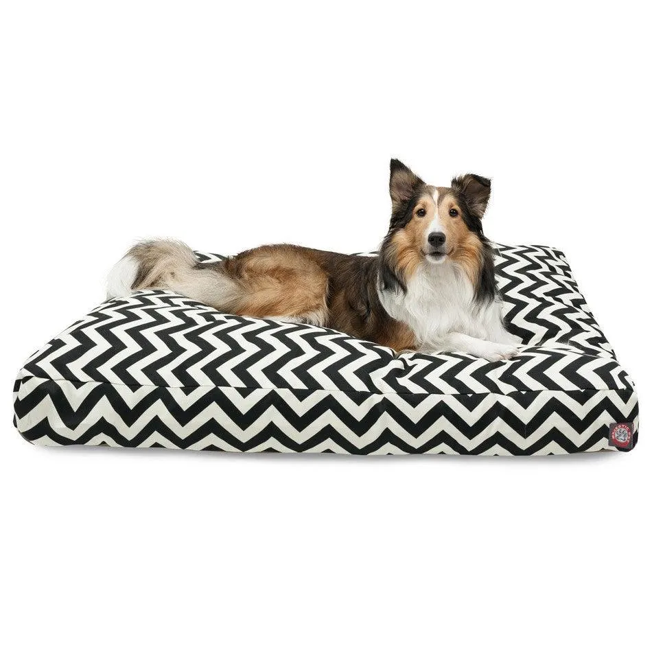 Chevron Memory Foam Dog Bed
