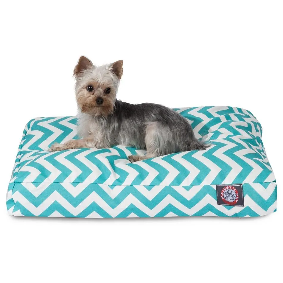 Chevron Memory Foam Dog Bed