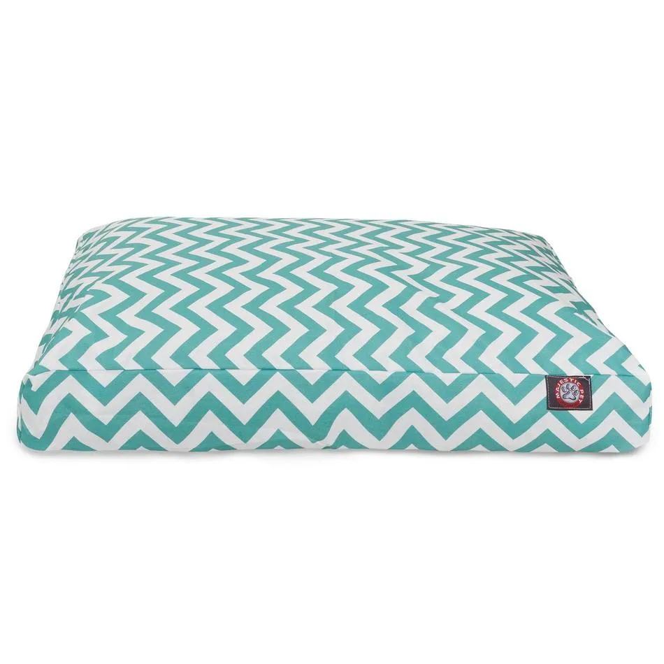 Chevron Memory Foam Dog Bed