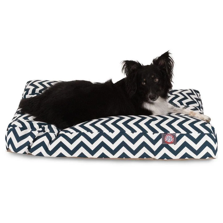 Chevron Memory Foam Dog Bed