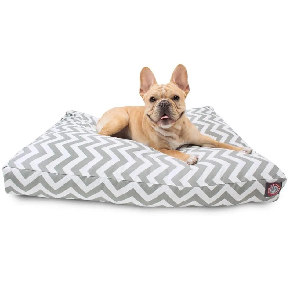 Chevron Memory Foam Dog Bed