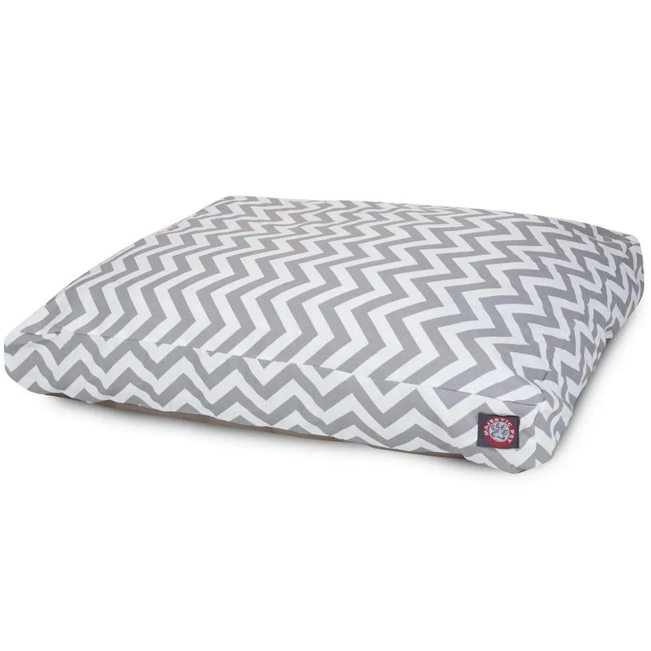 Chevron Memory Foam Dog Bed