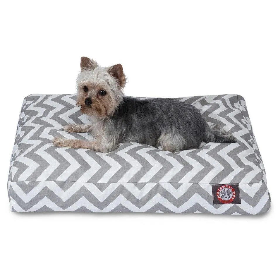 Chevron Memory Foam Dog Bed
