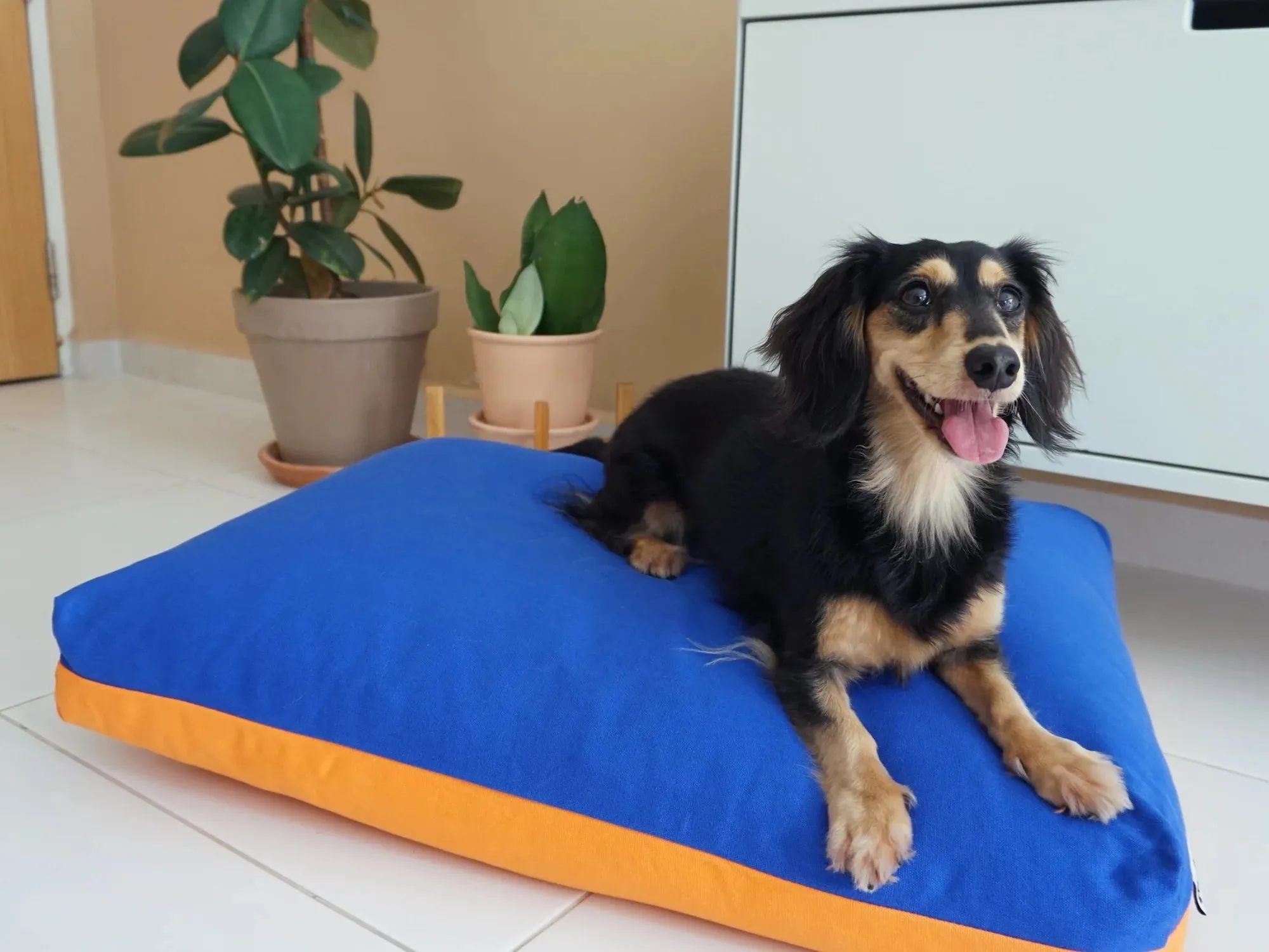 Cloud Kapok Dog Bed - Dusk