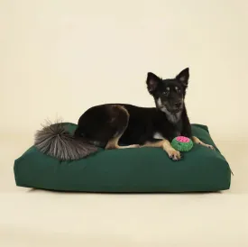 Cloud Kapok Dog Bed - Forest Green
