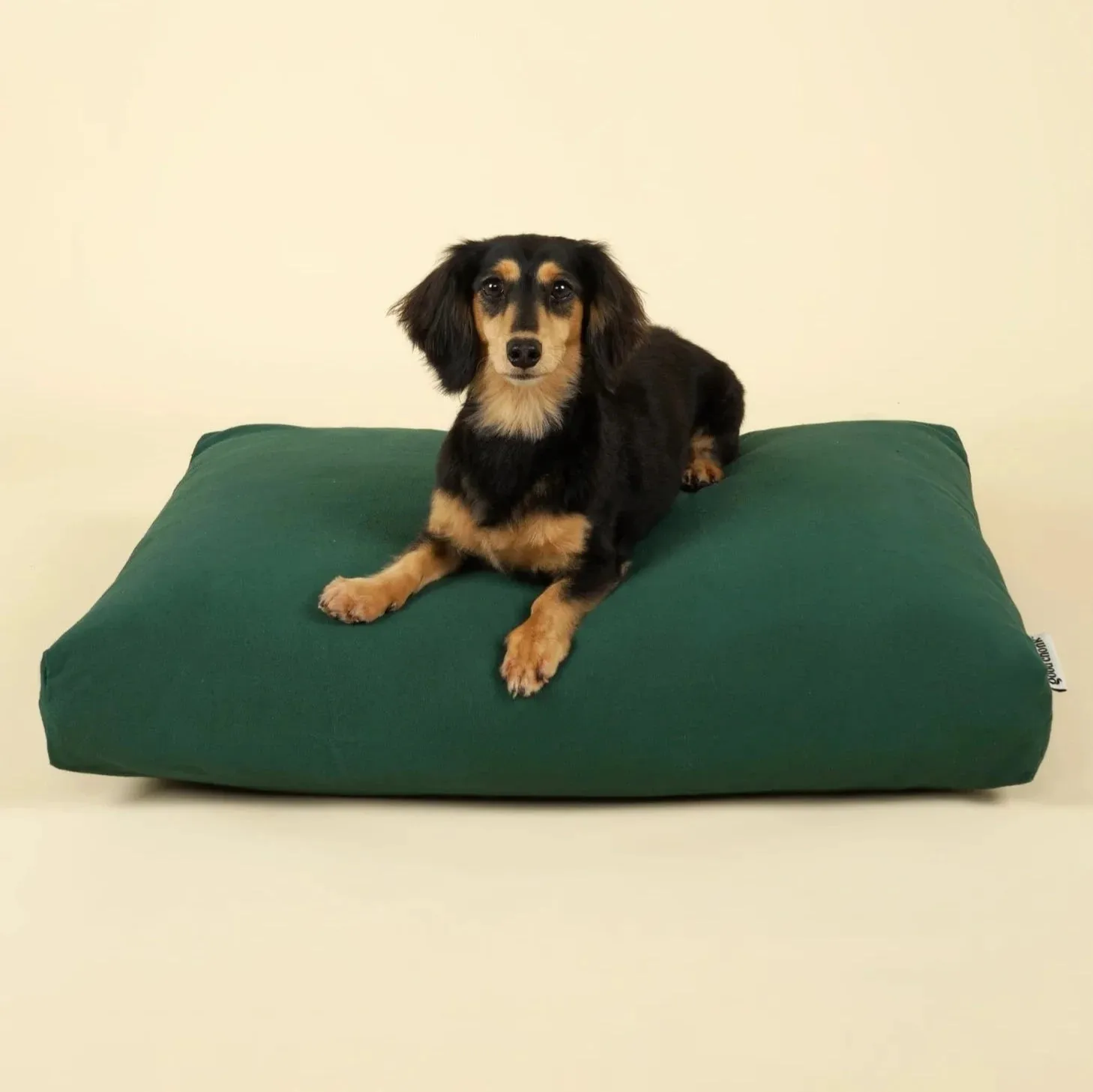 Cloud Kapok Dog Bed - Forest Green