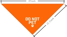 Do Not Pet Dog Bandana, Service Dog Bandana, Service Dog in Training, Service Dog Accessories, Nervous Dog Vest, Do Not Touch Dog Vest, Reactive Dog, Service Dog Stuff (C47)