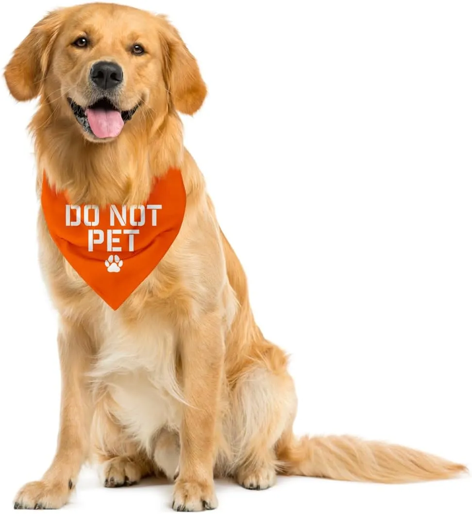 Do Not Pet Dog Bandana, Service Dog Bandana, Service Dog in Training, Service Dog Accessories, Nervous Dog Vest, Do Not Touch Dog Vest, Reactive Dog, Service Dog Stuff (C47)