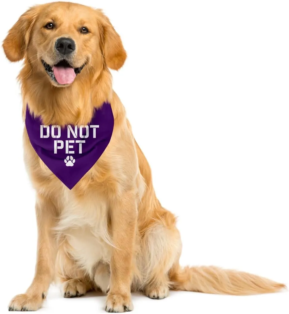 Do Not Pet Dog Bandana, Service Dog Bandana, Service Dog in Training, Service Dog Accessories, Nervous Dog Vest, Do Not Touch Dog Vest, Reactive Dog, Service Dog Stuff (C50)