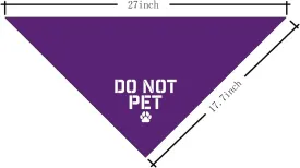 Do Not Pet Dog Bandana, Service Dog Bandana, Service Dog in Training, Service Dog Accessories, Nervous Dog Vest, Do Not Touch Dog Vest, Reactive Dog, Service Dog Stuff (C50)