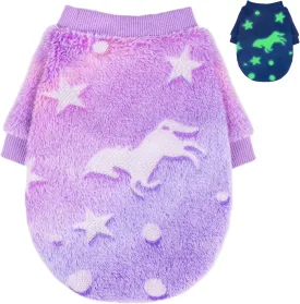 Dog Sweaters for Small Dogs Girl Boy Fall Winter Dog Clothes Dog Clothing Warm Doggy Coat Puppy Pullover Outfits Cat Sweater Pet Clothes for Chihuahua Teacup (Purple, Small)