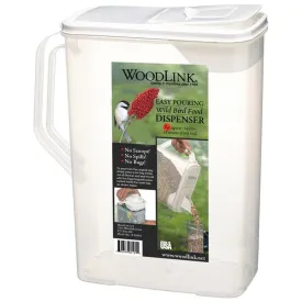 Dual Pour Plastic Storage Container for Birdseed SC8QT