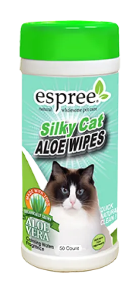 Espree Silky Cat Aloe Wipes 50ct