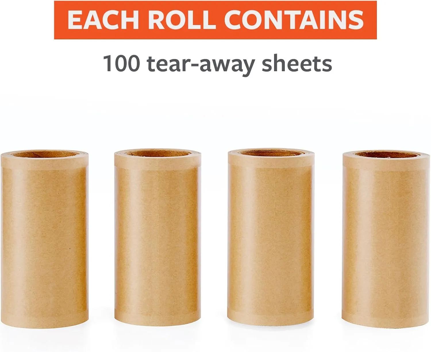 Full Circle Clean Ocean Lint Roller - Refillable & Reusable - Unbleached Sticky Paper - 100 Sheets