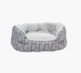Grey Pet Bed 27" x 20" x 10"