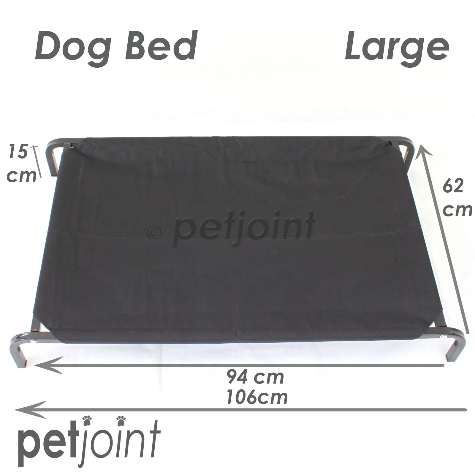 Heavy Duty Pet Dog Bed Hammock Trampoline Cat Puppy Optnl Extra Cover