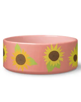 Kip & Co Sunflower Sunshine Dog Bowl Large