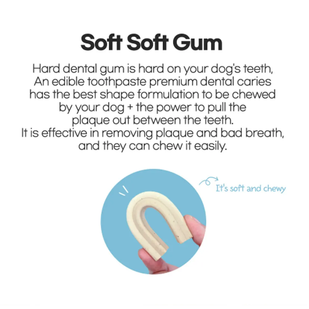 Korean Pet Food Dog Premium Dental Caries Gum 80g