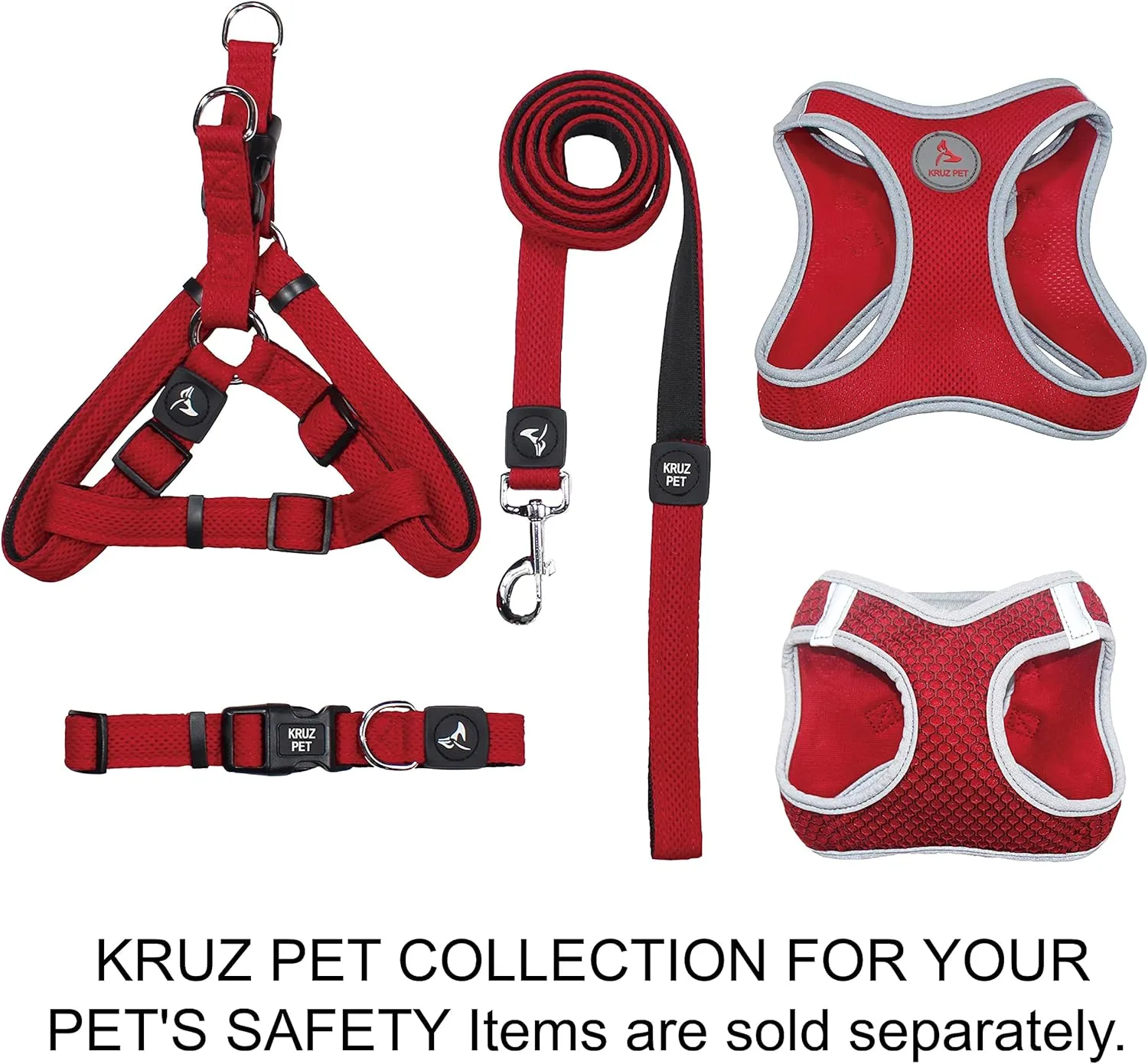 Kruz Original Heavy-Duty No Pull Dog Harness - Ultra Comfort, Lifetime Durability, Pet Harness for Small and Medium Dog Breeds (Mint Green, Medium)