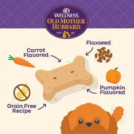 Old Mother Hubbard Wellness Pick of The Patch Dog Biscuits, Natural, Training Treats, Pumpkin & Carrot Flavor, Mini Size, (16 Ounce Bag) (Pack of 2)