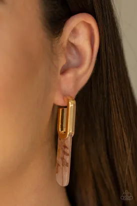 Paparazzi HAUTE Off The Press Earrings Multi