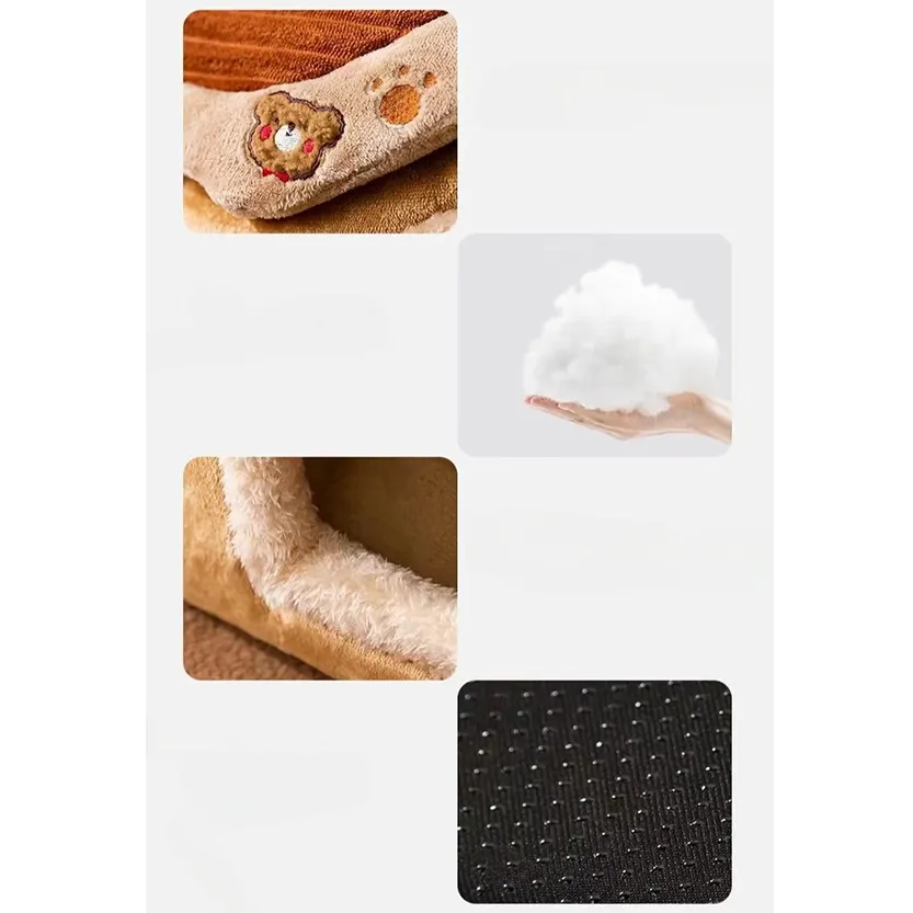 Pat and Pet Emporium | Pet Beds | Soft Foldable Pet Bed House