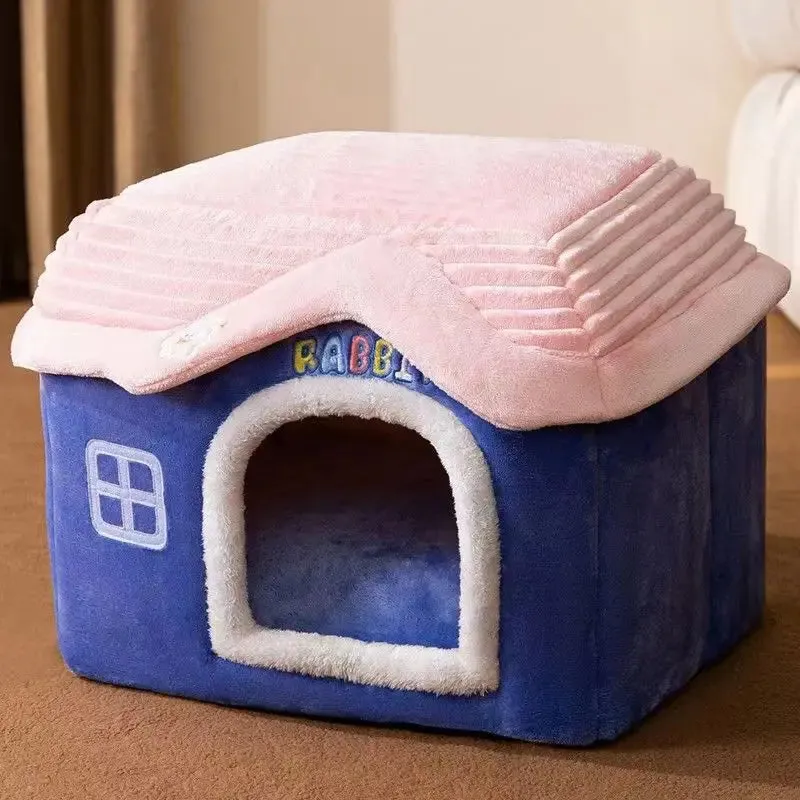 Pat and Pet Emporium | Pet Beds | Soft Foldable Pet Bed House