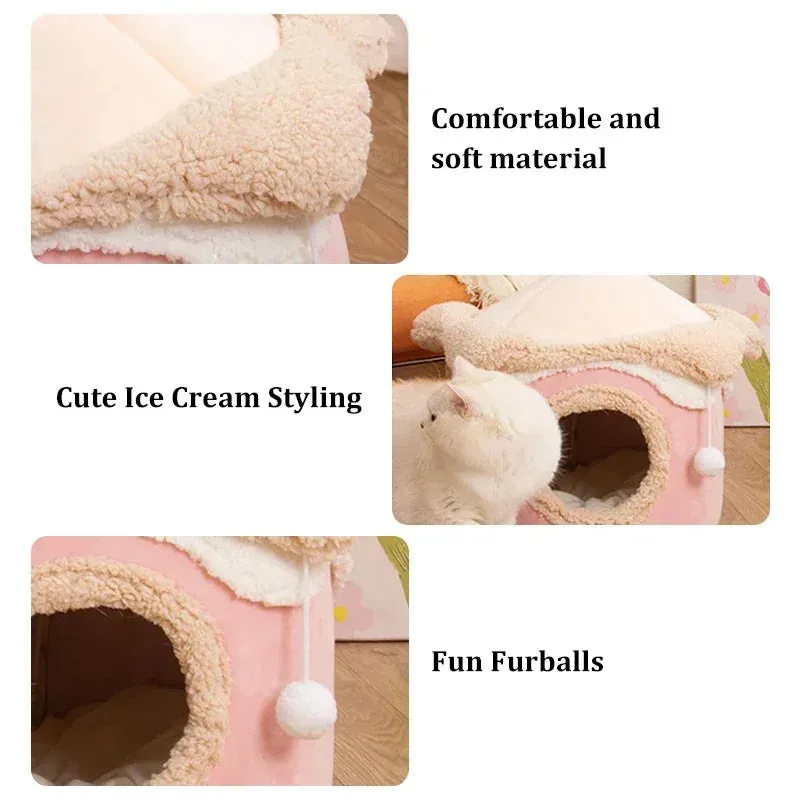 Pat and Pet Emporium | Pet Beds | Soft Plush Indoor Pet House