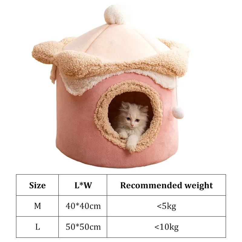 Pat and Pet Emporium | Pet Beds | Soft Plush Indoor Pet House