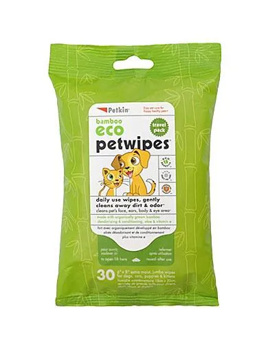 Petkin Petwipes Travel Pack For Pet (30ct)