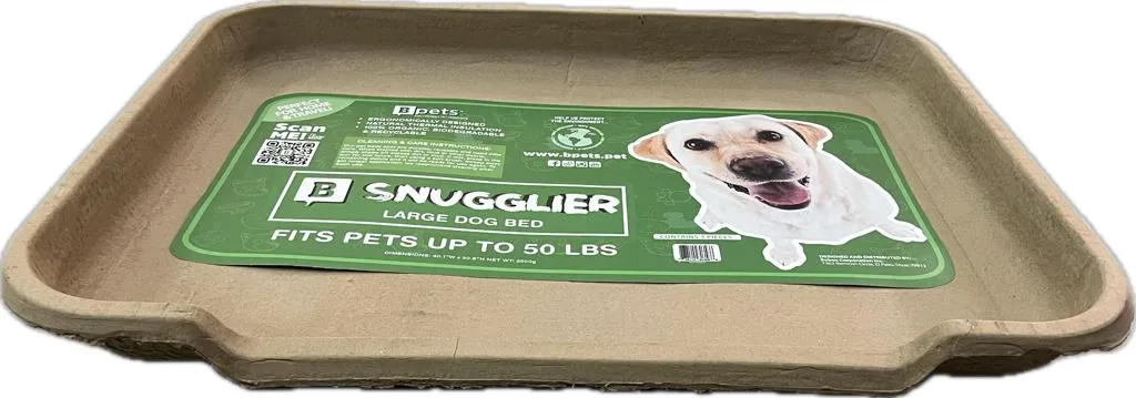 PetPro, B- Snuggler - Large Dog Bed, Biodegradable, Cardboard