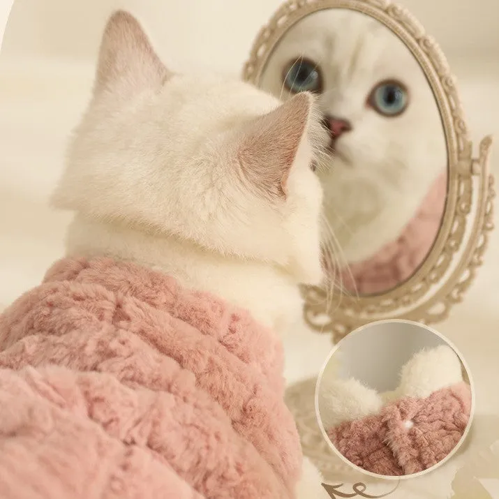 Premium Faux Fur Warm Coat Pet Jacket