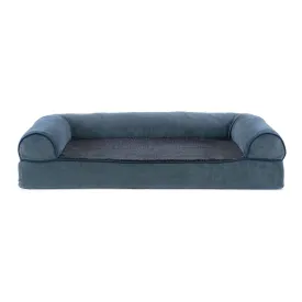 Sofa Dog Bed - Faux Fleece & Chenille