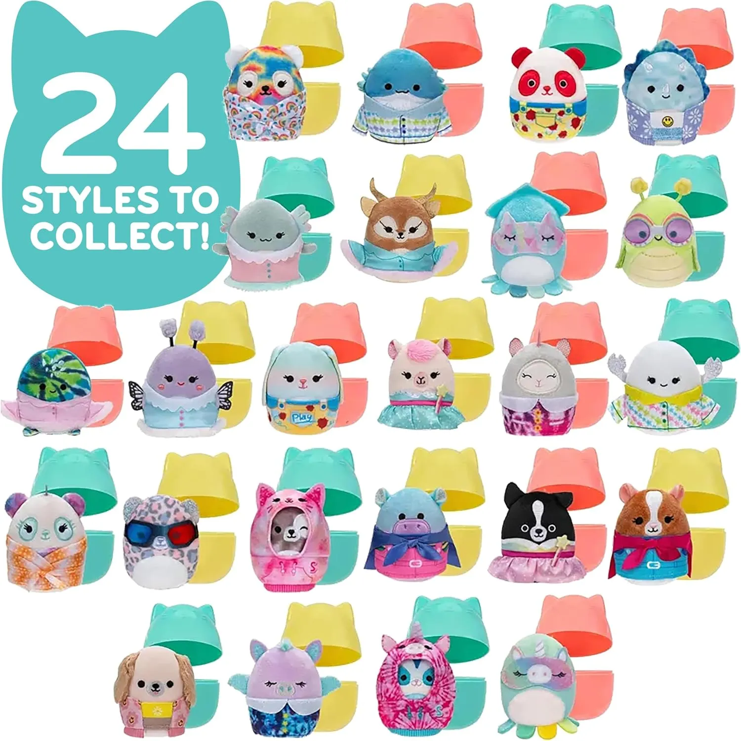 Squishmallows Squishville, Series 12 - Assorted Single - Official Jazwares Plush - Collectible Mini Mystery Stuffed Animal Toy & Accessories, Styles May Vary - Gift for Kids, Girls & Boys