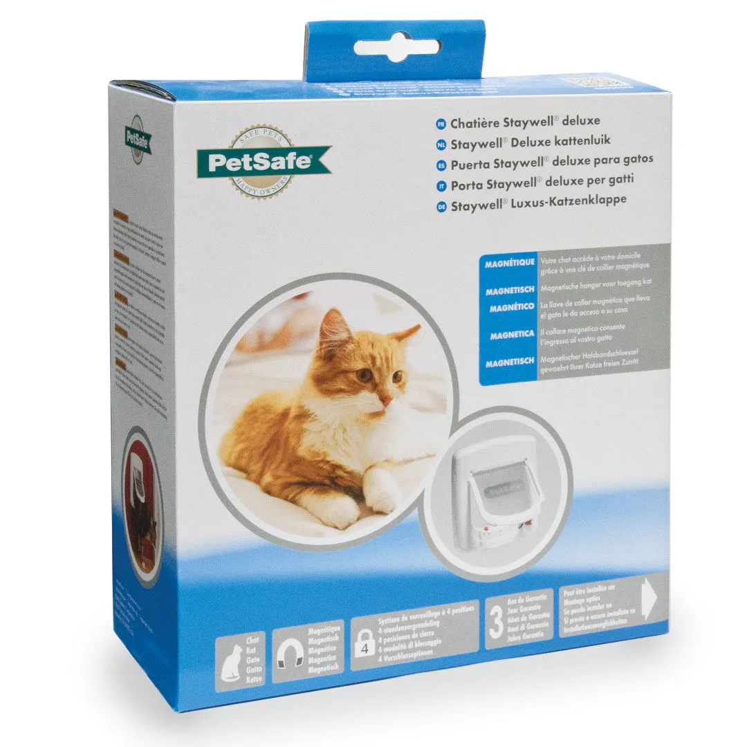 Staywell® Magnetic 4-Way Locking Deluxe Cat Flap