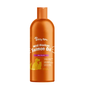 Zesty Paws Cats & Dogs Skin Health Wild Alaskan Salmon Oil 16oz